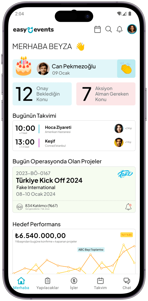 Event mobile app